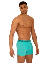 Muchachomalo Light Cotton Solid aqua boxershort