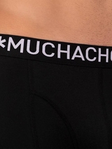 Muchachomalo Light Cotton Solid schwarz boxershort