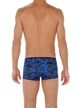 HOM Quentin blau/print sport trunk