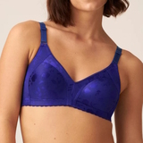 Naturana Minimizer violett/print ohne bügel bh
