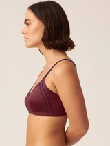 Naturana Minimizer weinrot ohne bügel bh