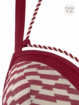 Marlies Dekkers Bademode Neptuna rot/print gemoldefer bikini bh