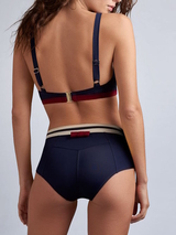 Marlies Dekkers Bademode Starboard navy-blau/rot push up bikini bh