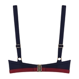 Marlies Dekkers Bademode Starboard navy-blau/rot push up bikini bh