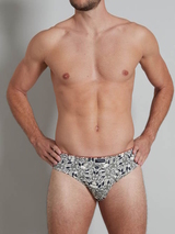 Tom Tailor Camo schwarz/khaki männer slip