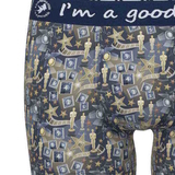 Ein Fisch namens Fred Oscar navy-blau/print boxershort