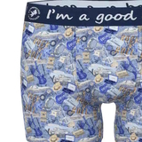 Ein Fisch namens Fred Guitars blau/print boxershort