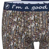Ein Fisch namens Fred Record Covers navy-blau/print boxershort