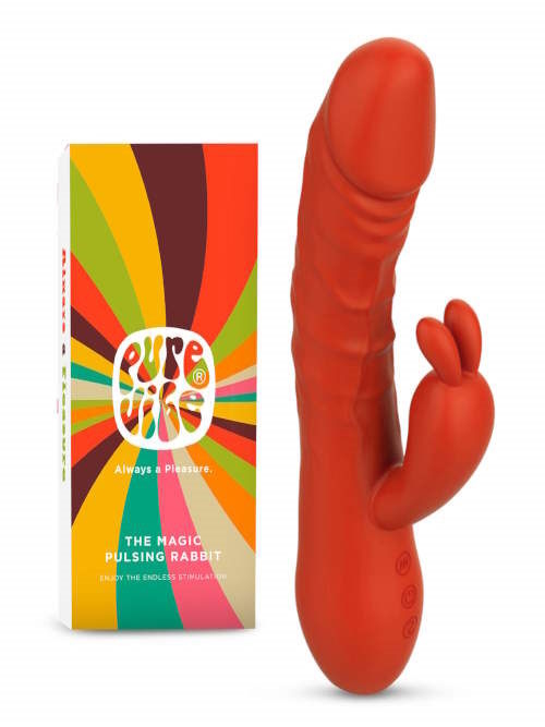 PureVibe Magic Pulsing orange kaninchen vibrator