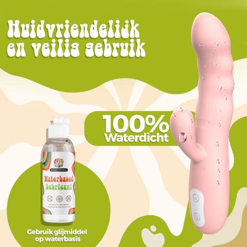 PureVibe BodyRythm pastellrosa kaninchen vibrator