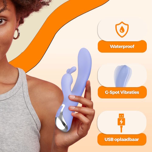PureVibe LELA violett kaninchen vibrator