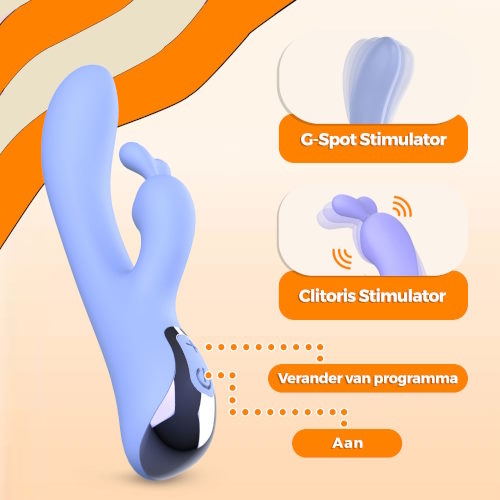 PureVibe LELA violett kaninchen vibrator
