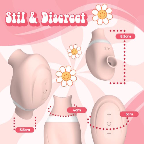 PureVibe Oral Air-Pulse Lover pastellrosa klitoris vibrator