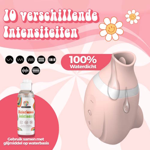 PureVibe Oral Air-Pulse Lover pastellrosa klitoris vibrator