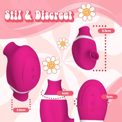 PureVibe Oral Air-Pulse Lover rosa klitoris vibrator