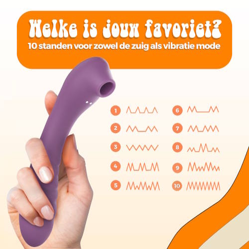 PureVibe Vibrating Air-Pulse Massager violett klitoris vibrator