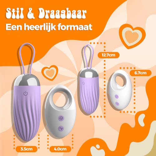 PureVibe JoyBullet violett vibrierende eier