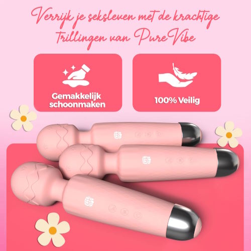 PureVibe SilkTouch pastellrosa stab vibrator