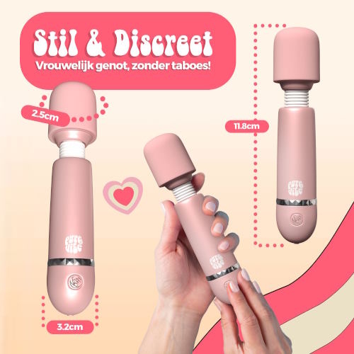 PureVibe ItsyBitsy pastellrosa stab vibrator
