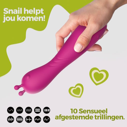 PureVibe Snail violett stab vibrator