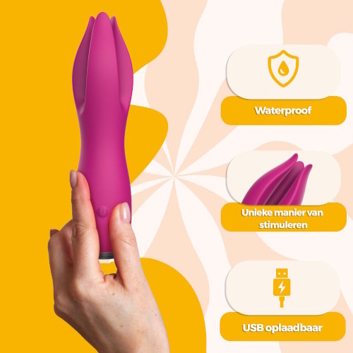 PureVibe Bliss Blossom violett stab vibrator