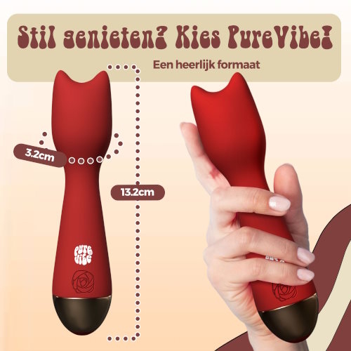 PureVibe Mini Kitty rot stab vibrator