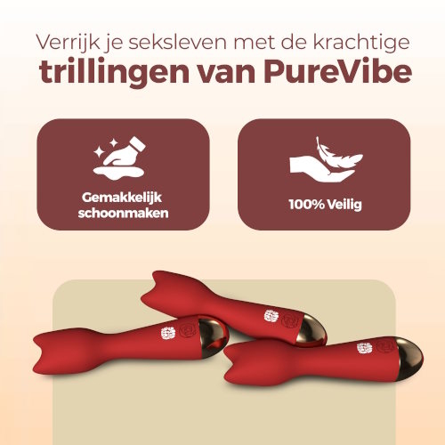 PureVibe Mini Kitty rot stab vibrator