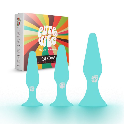 PureVibe Glow blue analspielzeug