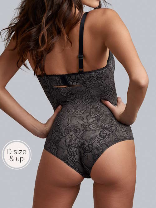 Marlies Dekkers Lioness of Britanny grau/schwarz korselett