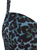Marlies Dekkers Bademode Panthera schwarz/grün push up bikini bh