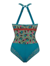 Marlies Dekkers Gaia blau/print korselett