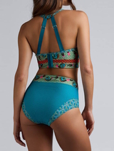 Marlies Dekkers Gaia blau/print vorgeformter bh