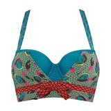Marlies Dekkers Gaia blau/print vorgeformter bh