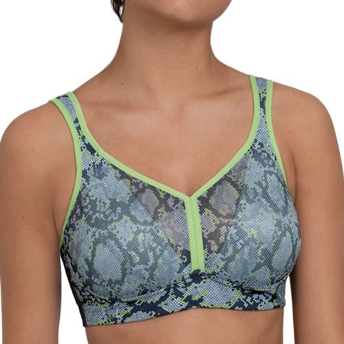 Anita Aktiv Air Control Delta Trail grau/print sport bh