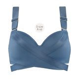 Marlies Dekkers Bademode Cache Coeur jeans blau gemoldefer bikini bh