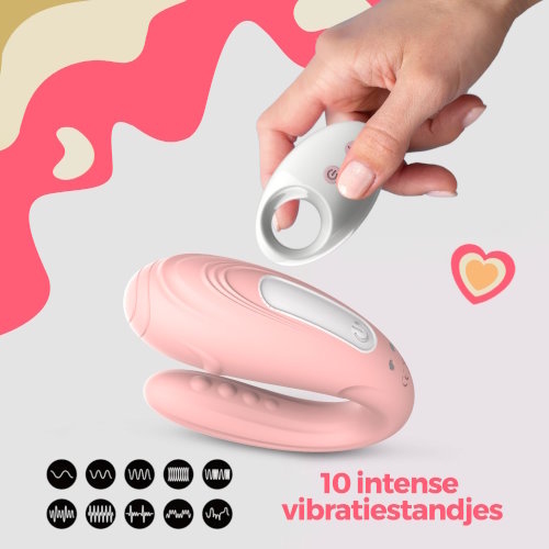 PureVibe TouchMe pastellrosa klitoris vibrator