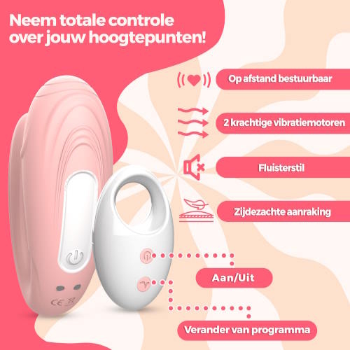 PureVibe TouchMe pastellrosa klitoris vibrator