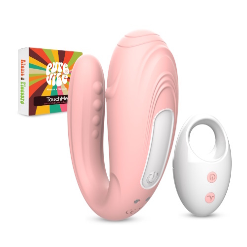 PureVibe TouchMe pastellrosa klitoris vibrator