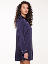 LingaDore Nacht Blue Ribbon navy-blau nachtkleid