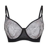 LingaDore Black Flower schwarz nicht geformter bh