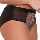 LingaDore Black Flower schwarz hipster