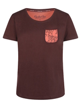 Charlie Choe Wildes Herz braun schlafshirt