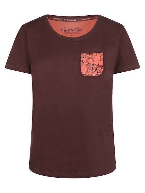 Charlie Choe Wildes Herz braun schlafshirt