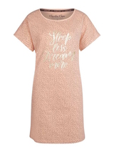 Charlie Choe T- Howdy lachsrosa nachtkleid