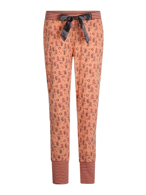 Charlie Choe T- Howdy orange/print pyjamahose