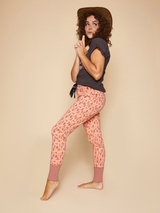 Charlie Choe T- Howdy orange/print pyjamahose