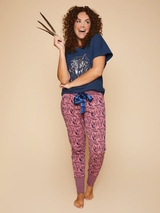 Charlie Choe Viel Glück pink pyjamahose