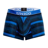 Mundo Unico Tinte Aspero blau/print sport trunk