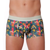 Mundo Unico Expresionismo grün/print sport trunk