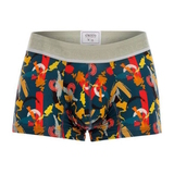 Mundo Unico Expresionismo grün/print sport trunk